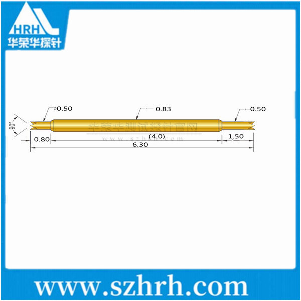 083-UU-6.3L，華榮華雙頭測試探針廠家